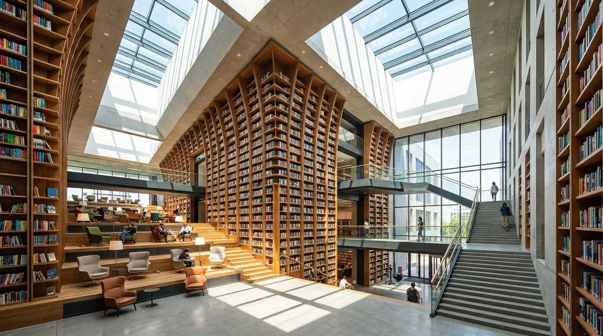 Arquitetura Biblioteca Desvendando A Harmonia Arquitetonica 