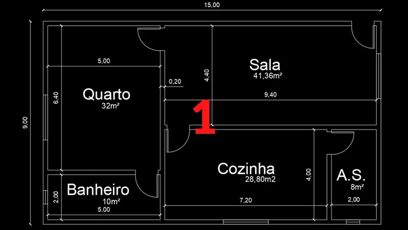 Como fazer planta baixa no AutoCAD