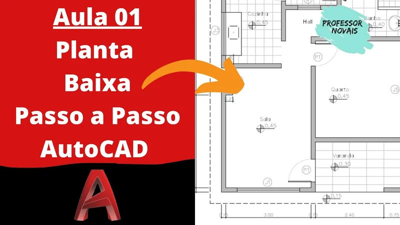 Imagem 2 sobre Como Fazer Planta Baixa no AutoCAD?