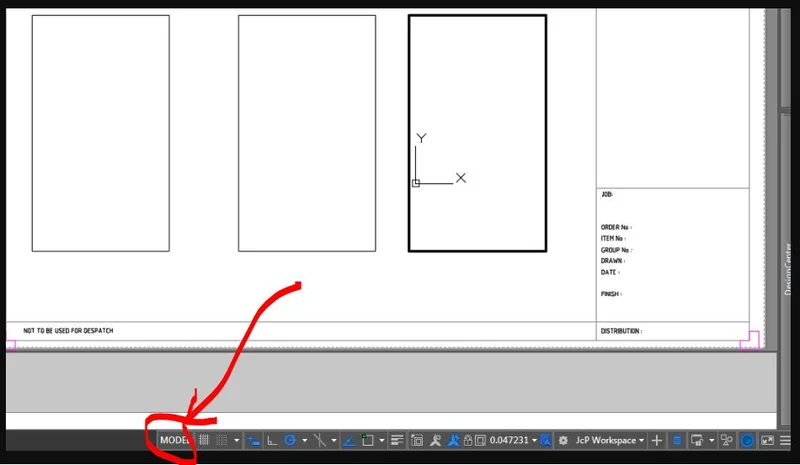 Como sair da viewport no AutoCAD