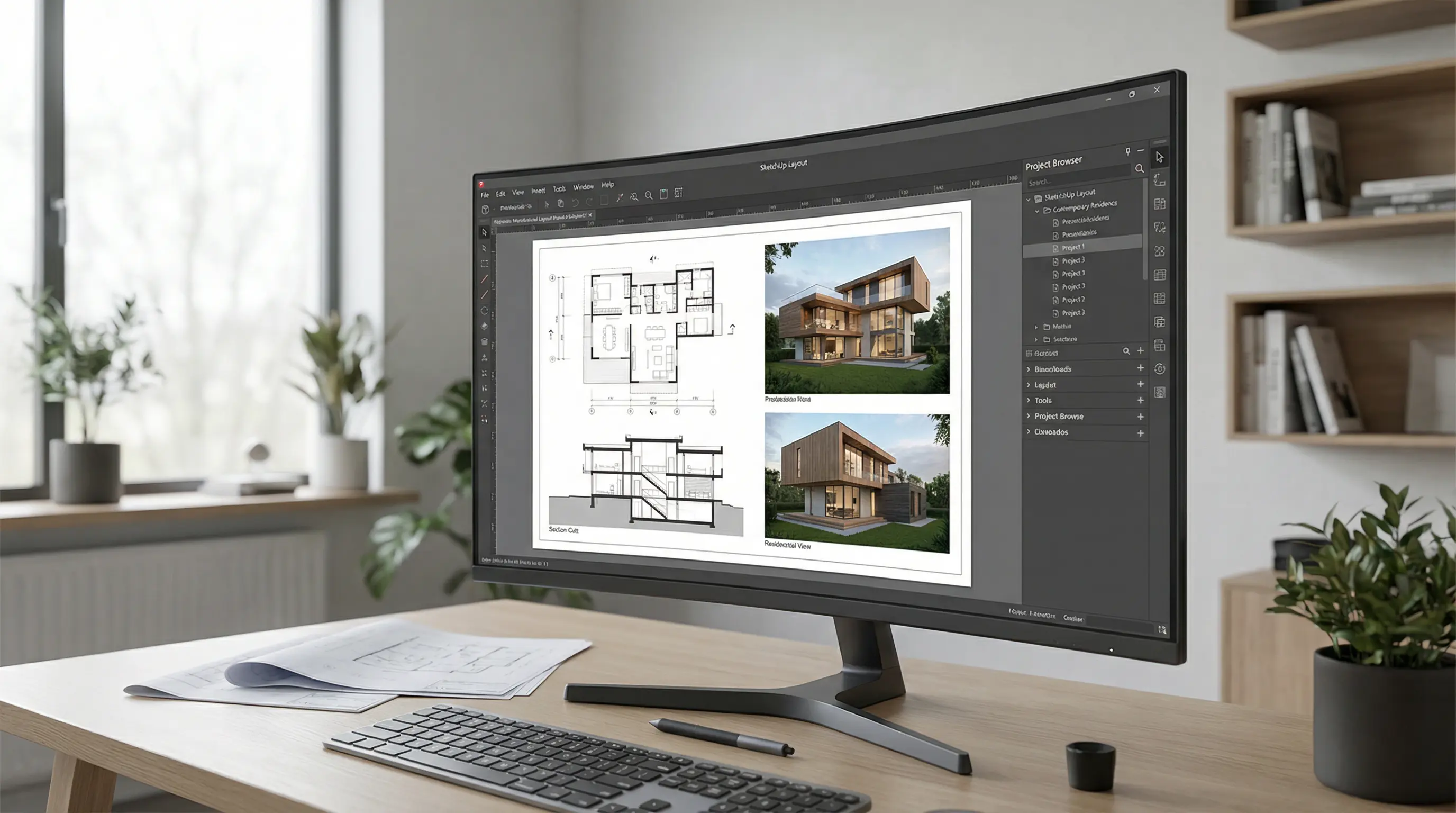 Como Usar o Layout do SketchUp: Guia Completo para Arquitetos