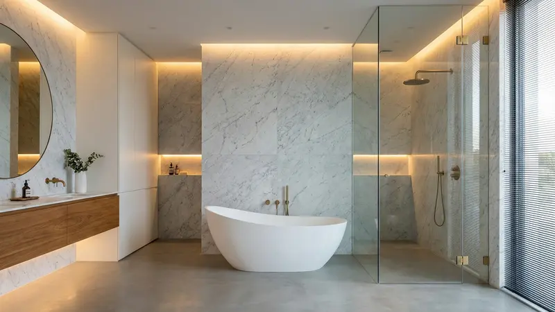 Detalhes sobre design do banheiro