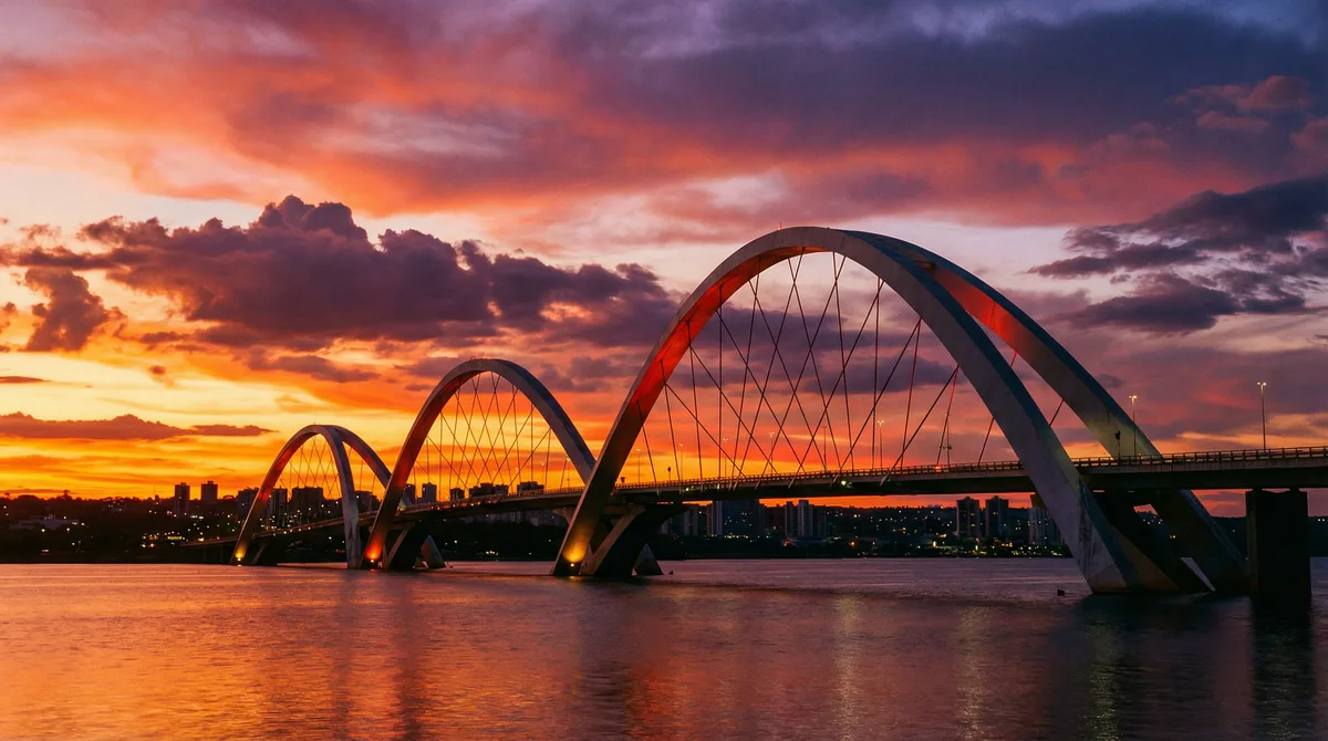 Explorando a Arquitetura Singular da Ponte JK: Uma Jornada E