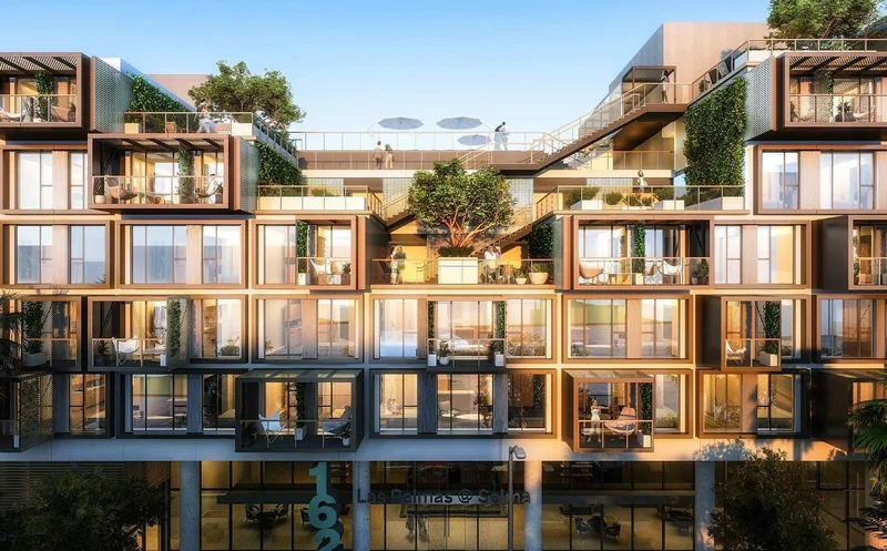 Comparação entre módulo de arquitetura modular pronto e painéis pré-fabricados em canteiro.