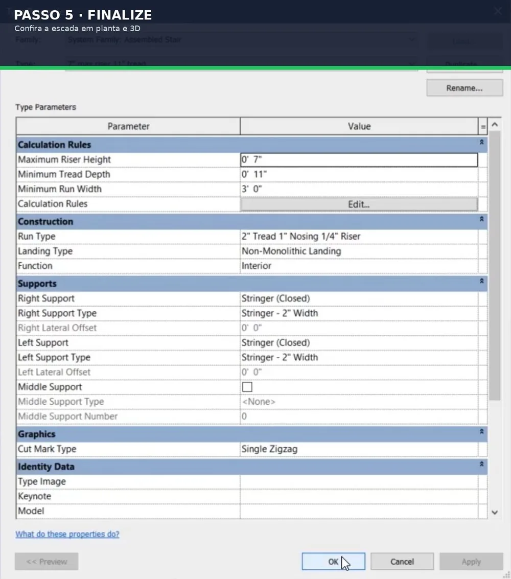 Captura real do software: Finalize e confira em 3D