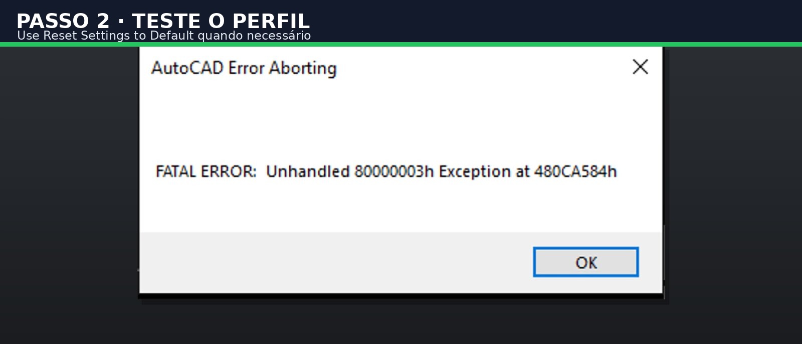 Captura real do software: Abra sem carregar o DWG