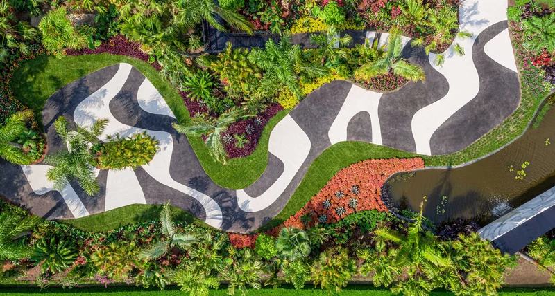 Detalhes das técnicas sustentáveis no paisagismo de Burle Marx
